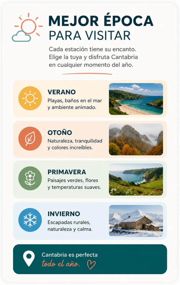 mejor epoca para descubrir cantabria